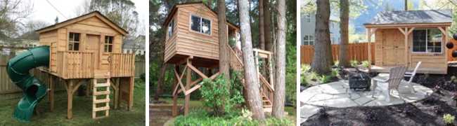 Play systems, treehouse, backyard retreat