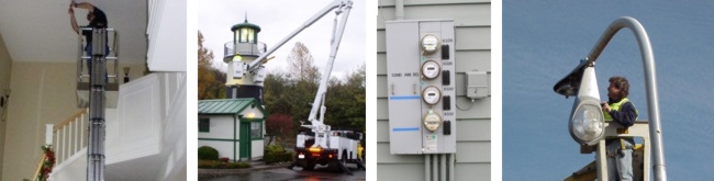 The Repair Works | Electrician | Parking Lot Lighting | Commercial Electrical Lighting