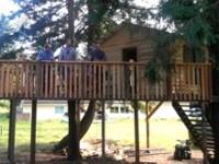 The Guys Hangout & Playhouse by Millworks Custom Sheds